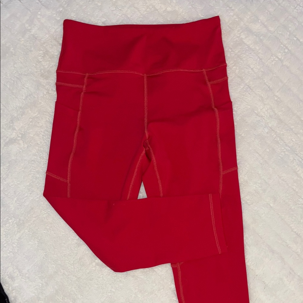 ZYIA Vibrant Red Women’s Leggings